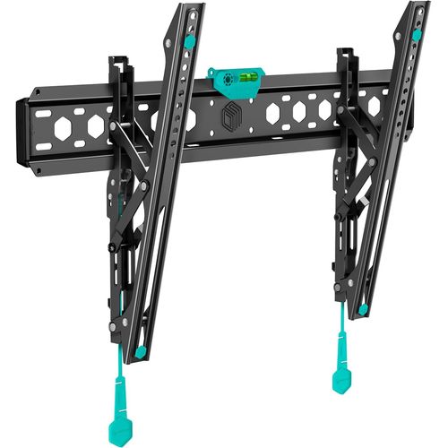 Support Mural TV Inclinable pour 43-85 Pouces TV, Accroche TV Mural Poids jusqu'à 68.2 kg - Fixation Murale TV Inclinable VESA 75x75 - VESA 600x400 mm/Support Mural TV Extra Plat TM6-B Noir