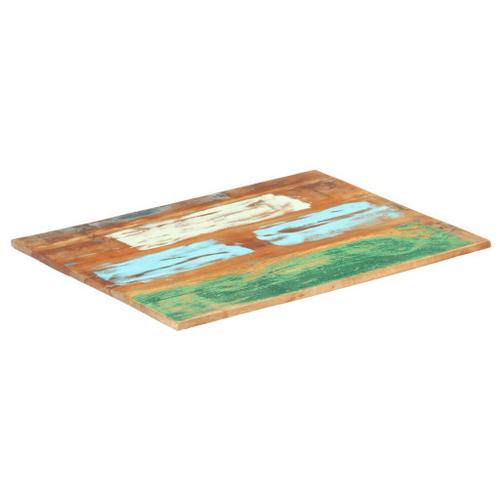 Dessus De Table Rectangulaire 60x90 Cm 15-16 Mm Bois Récupéré Vidaxl Vidaxl