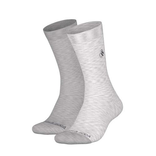 Scotch&soda Chaussettes Pour Hommes, Pack De 2 - Dip Toe Classic, Chaussettes Courtes, Coton, Uni Olive 39-42