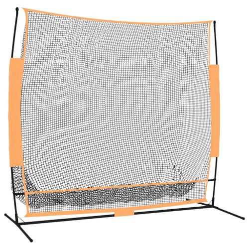 Filet D'entraînement De Golf Noir Et Orange 215x107x216 Cm Vidaxl Vidaxl