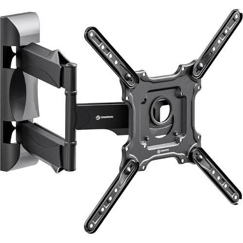 Support TV pivotant et inclinable pour TV 32"" - 65"" d`Un Poids Maximal de 35 kg VESA 400x400 Max. Inclinaison 8° pivotement 180° M4 Noir