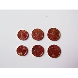 Euro Saint-Marin 2006 : Mini Série 1,2,5 Ct Euro Non Circulée (De Rouleaux)
