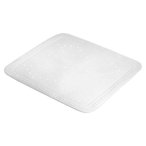 Tapis de bain antidérapant Arosa 55x55 cm Blanc Kleine Wolke