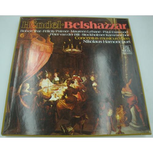 Harnoncourt/Concentus Musicus Wien/Tear/Palmer - Belshazzar - Handel 4lp's Box 1976 Telefunken