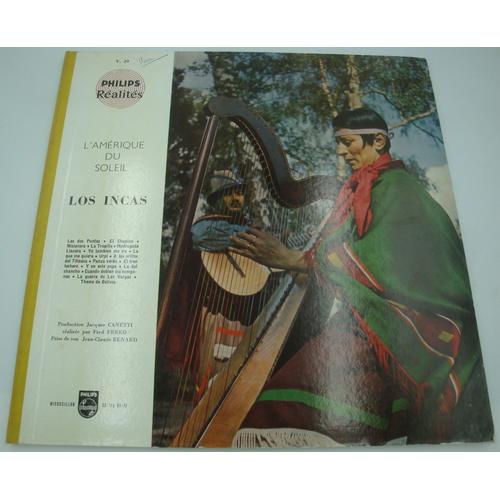 Los Incas - L'amérique Du Soleil Lp 1960 Philips - Las Dos Puntas/Urpi/Panza Verde