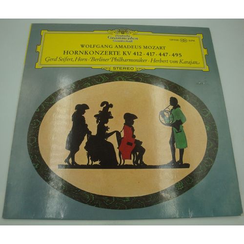 Karajan/Seifert/Berliner - Hornkonzerte Kv 412-417-447-495 - Mozart Lp 1970 Dg