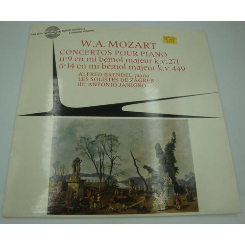 Alfred Brendel/Antonio Janigro/Solistes De Zagreb - Concertos Pr Piano N°9-14 - Mozart Lp Amadeo