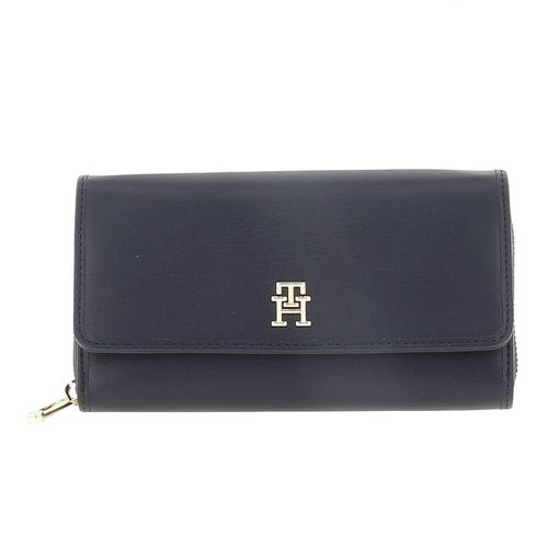 Portefeuille Tommy hilfiger Th city summer l flp Bleu marine