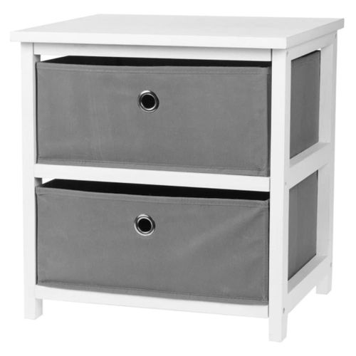 H&s Collection Armoire De Rangement Avec 2 Tiroirs Mdf H&amps Collection