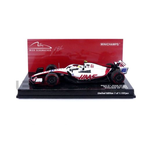 Minichamps 1/43 - 417220147 - Haas F1 Team Vf-22 - Bahrein Gp 2022 (M. Schumacher)-Minichamps