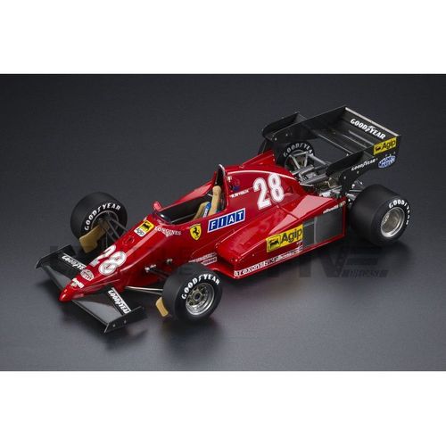 Gp Replicas 1/18 - Gp096b - Ferrari 126 C3 - Winner German Gp 1983 (R. Arnoux)-Gp Replicas