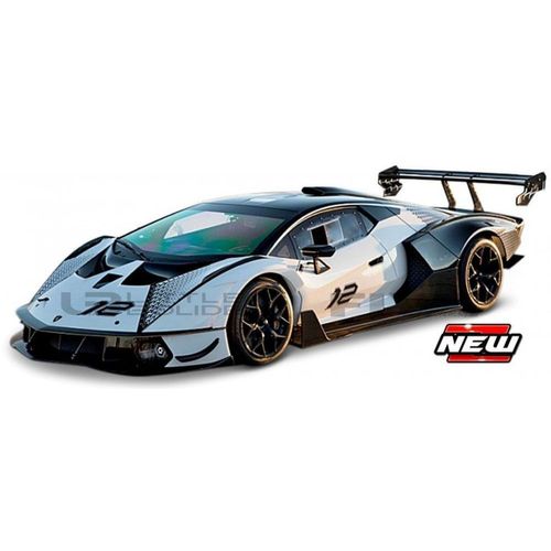 Bburago 1/24 28023w Lamborghini Essenza Scv Diecast Modelcar-Bburago