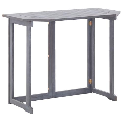 Table Pliable De Balcon 90x50x74 Cm Bois D'acacia Massif Vidaxl Vidaxl