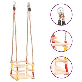 Balançoire Pour Bébé Avec Ceinture De Sécurité Pin Solide Vidaxl Vidaxl