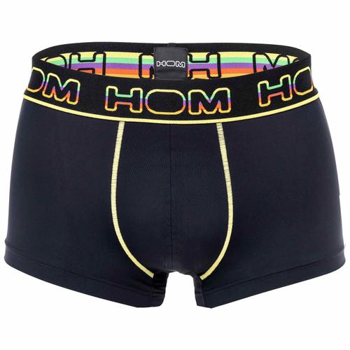 Hom Hommes Trunks - Rainbow Sport, Pants, Sous-Vêtements, Stretch Noir Xl (X-Large)