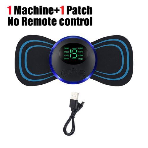 Masseur Électrique Ems Pour Le Cou,8 Modes,Patch De Massage Cervical,Épaule,Jambes,Bras,Impulsion Abdominale,Stimulateur Musculaire Portable,Soulagement De La Douleur - Type 1 Set 1 Patch