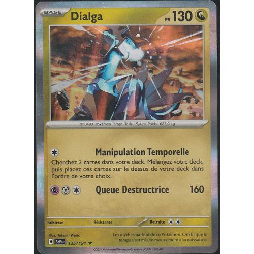 Carte Pokémon - Dialga - 135/191 - Holo-Rare - Ev8 Etincelles Déferlantes