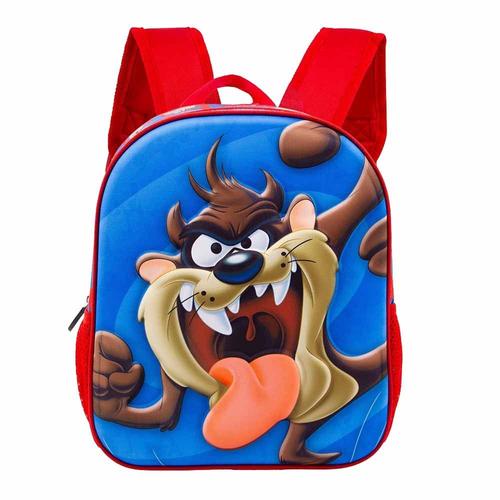 Sac à Dos (Bagages, Sacs, cartables, Trousses,Parapluie.) LOONEY TUNES Sac à Dos 3D TAZ 02665 31X26X11cm