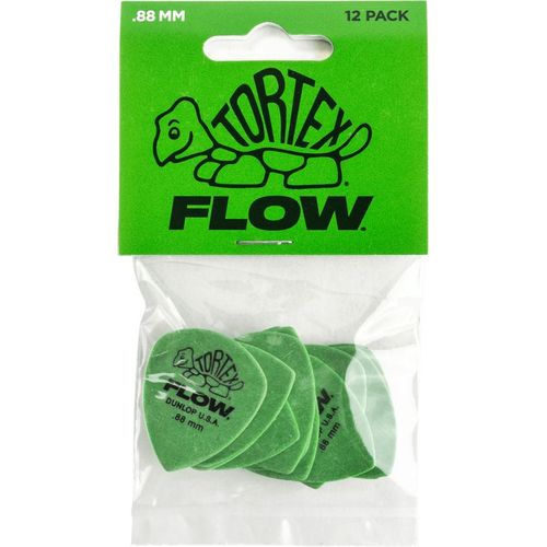 Dunlop 558p088 - Tortex Flow Standard 0,88mm - Sachet De 12