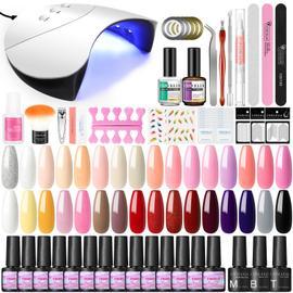 Set de vernis à ongles pour enfants, salon nail glam, kit de pédicure et de  manucure emoji, kit d'ongles pour filles de 5 à 10 ans