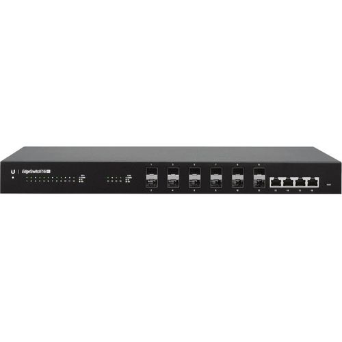 Ubiquiti EdgeSwitch ES-16-XG - Commutateur - C3 - Géré - 12 x 10 Gigabit SFP+ + 4 x 10 Gigabit Ethernet - Montable sur rack - CA 120/230 V / CC 16 - 25 V