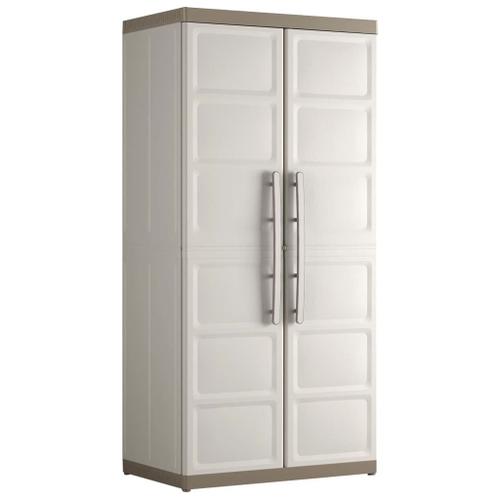 Armoire À Étagères Excellence Xl Beige Et Taupe 182 Cm Keter