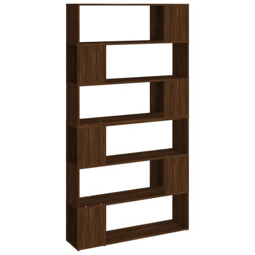 Bibliothèque/Séparateur De Pièce Chêne Marron 100x24x188 Cm Vidaxl Vidaxl
