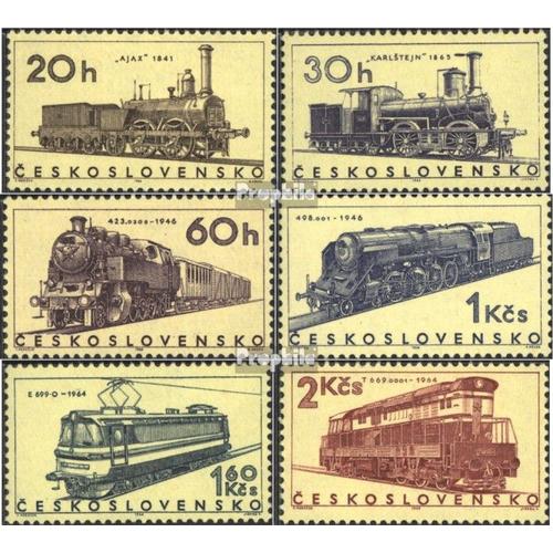Tchécoslovaquie 1603-1608 (Édition Complète) Neuf 1966 Locomotives