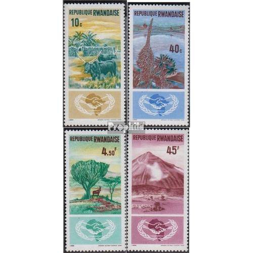 Rwanda 125a-128a (Complète Edition) Neuf Avec Gomme Originale 1965 20 Années Nations Unies