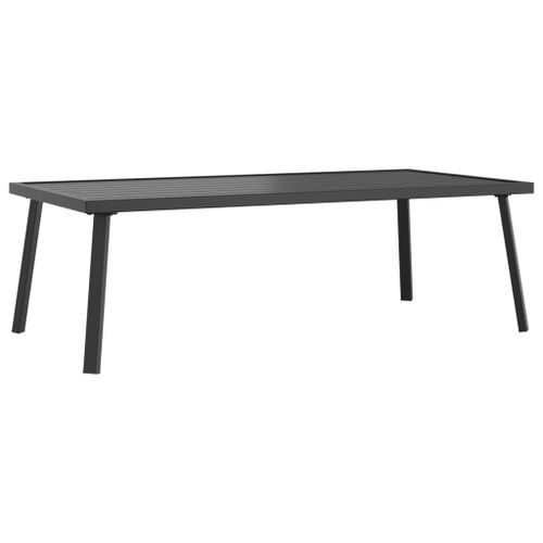 Table Basse De Jardin Anthracite 110x55x35 Cm Acier Vidaxl Vidaxl