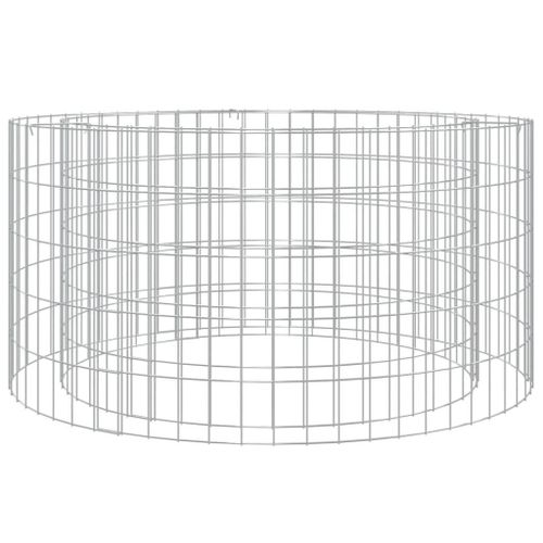 Foyer En Gabion Ø 100 Cm Fer Galvanisé Vidaxl Vidaxl