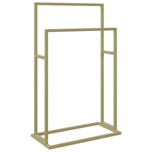 Porte-serviettes sur pied Doré 48x24x78,5 cm Fer vidaXL vidaXL
