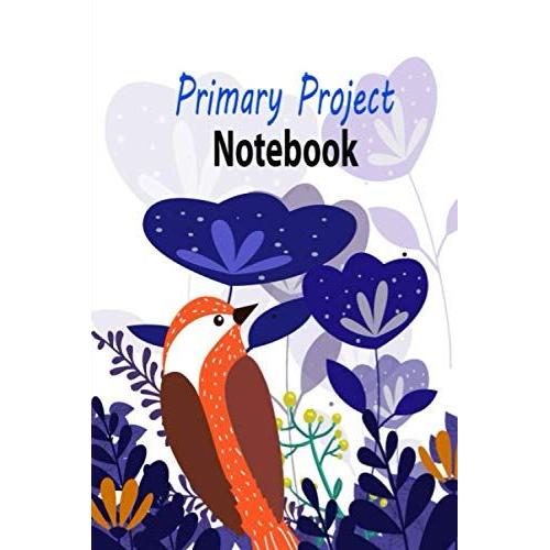 Primary Project Notebook Kckyathwqr: Primary Composition Spiral Book, Writing Sheets For Kindergarten To 2nd Grade Elementary Students
