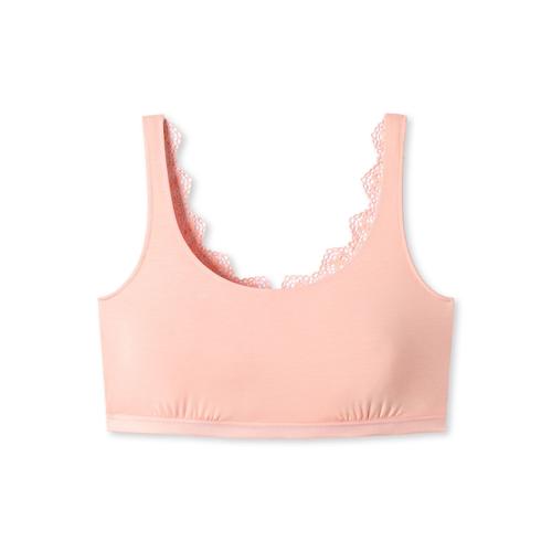 Schiesser Bustier Pour Dames - Modal Et Dentelle, Jersey Avec Dentelle, Respirant, Uni Ivoire S (Small)