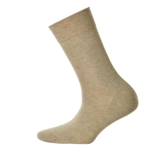 Hudson 1 Paire De Chaussettes Pour Dames, Bas Relax Cotton, Ceinture Confort, Unicolore Gris 39-42