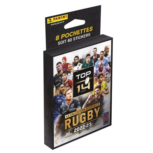 Stickers Rugby 2022/2023, Blister 8 Pochettes