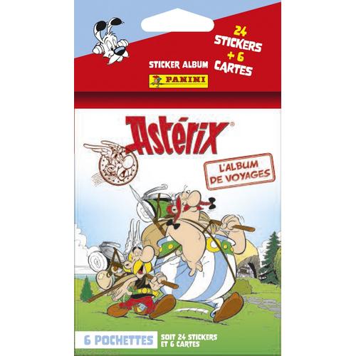 Stickers Asterix, Blister 6 Pochettes