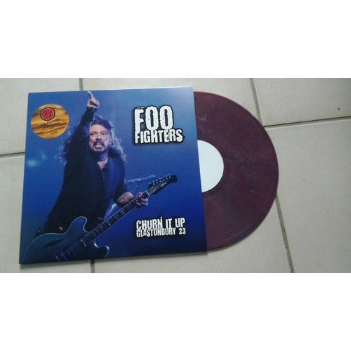 Foo Fighters Churn It Up Lp Vinyle Couleur 545 Copies Live Glastonbury 2023