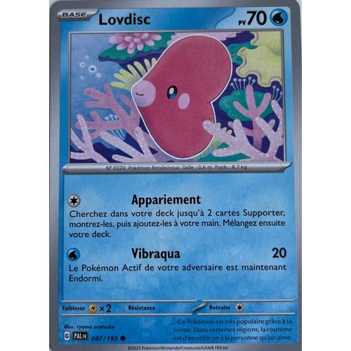 Carte Pokémon - Lovdisc - 047/193 - Sv2 Evolution À Paldea