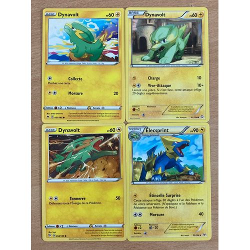 (3095) 3x Dynavolt + Elecsprint (Pokemon)