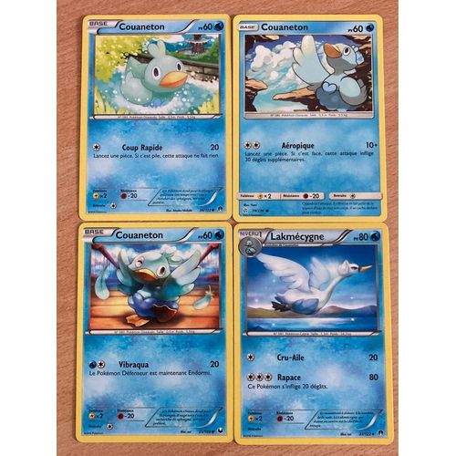 (3070) 3x Couaneton + Lakmécygne (Pokemon)