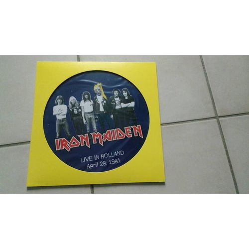 Iron Maiden Live In Holland 81 Lp Picture Disque