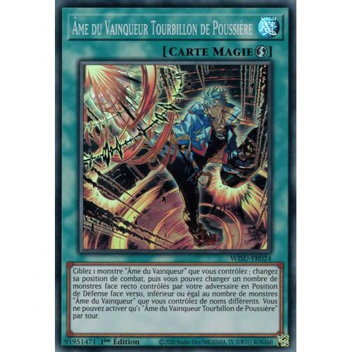 Carte Yu-Gi-Oh! - Wisu-Fr024 Âme Du Vainqueur Tourbillon De Poussière - Super Rare