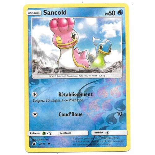 Carte Pokémon Sancoki 29/111 - Invasion Carmin Pokémon (Vf)