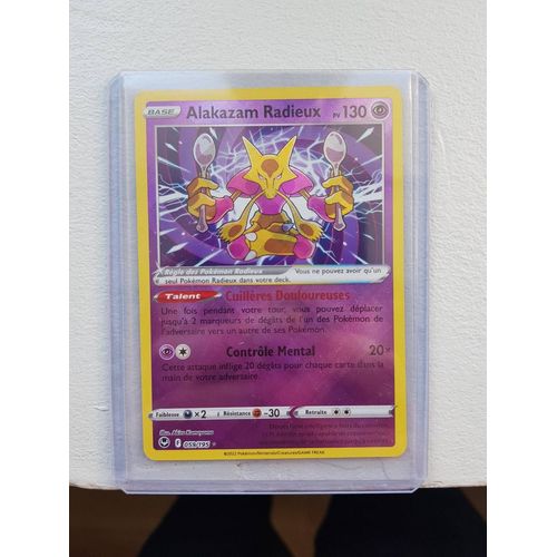 Carte Pokémon Alakazam Radieux Holo 059/195 Tempête Argentée