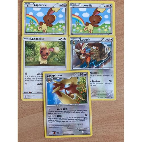 (3090) 3x Laporeille + 2x Lockpin (Pokemon)