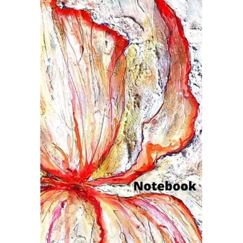 Notebook: "6x9" Lined & Blank Practical Journal Notebook: Abstract, Elegant, Contemporary & Attractive Paper Cover Notebook.