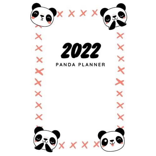 Panda Friends Planner | 6x9 (15.24 X 22.86 Cm) | Monthly Planner With Panda Fun Facts