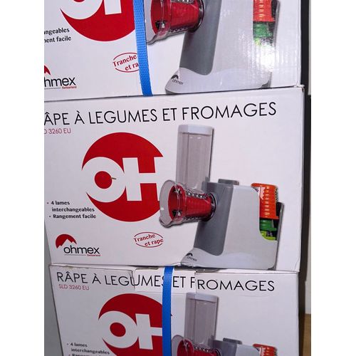 Râpe à légumes et fromages électrique