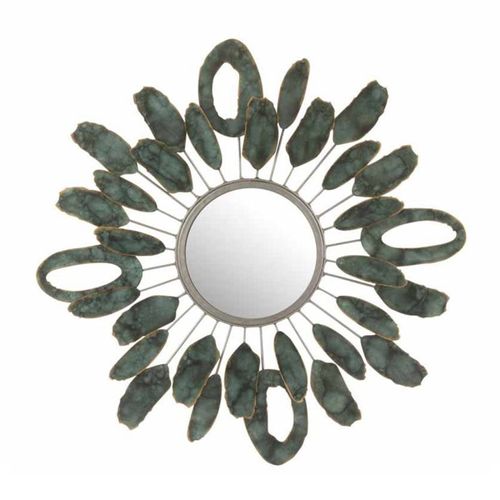Miroir Mural Design "Morceaux" 61cm Vert